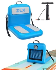 Paddle Board Seat with Back , Portable Kayak Seat, Pump , Universal Inflatabl...