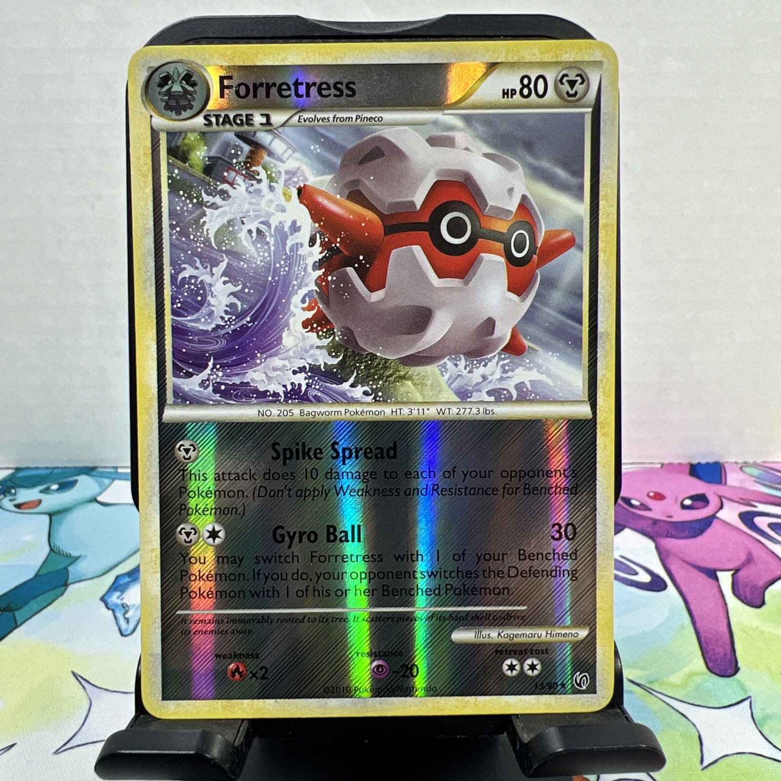 FORRETRESS 13/90 - REVERSE RARE - Undaunted - 2010 POKEMON Card - NM