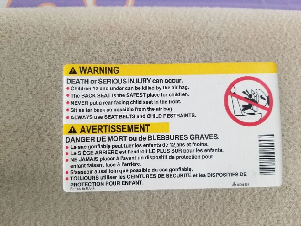02 2002 Chevy Suburban 1500 parasol iluminado pasajero derecho beige Foto 3 de 4