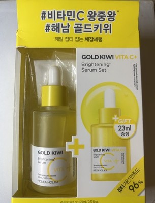 HOLIKA HOLIKA Gold Kiwi Vita C Plus Skincare Serum Set Edition 45ml+23ml