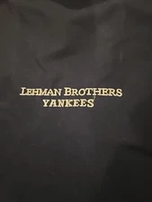 Lehman  Brothers Yankee crew neck wind pullover