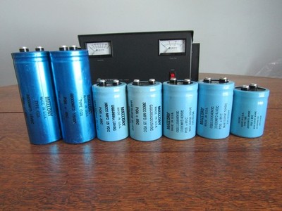 Lot of 7, Mallory capacitors, 88000, 38000, 11000, 22000 15, 25, 40 vdc