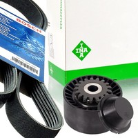 Bosch 4PK745 Keilrippenriemen + Rolle FüR Renault Twingo II 1.2 16V