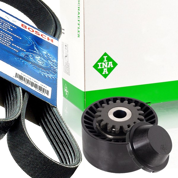 Bosch 4PK745 Keilrippenriemen + Rolle FüR Renault Twingo II 1.2 16V-image