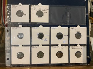 TRÈS BEAU LOT DE 10 PIECES ROMAINES DE VALENS. 364/378 ap JC. GROSSE VALEUR.