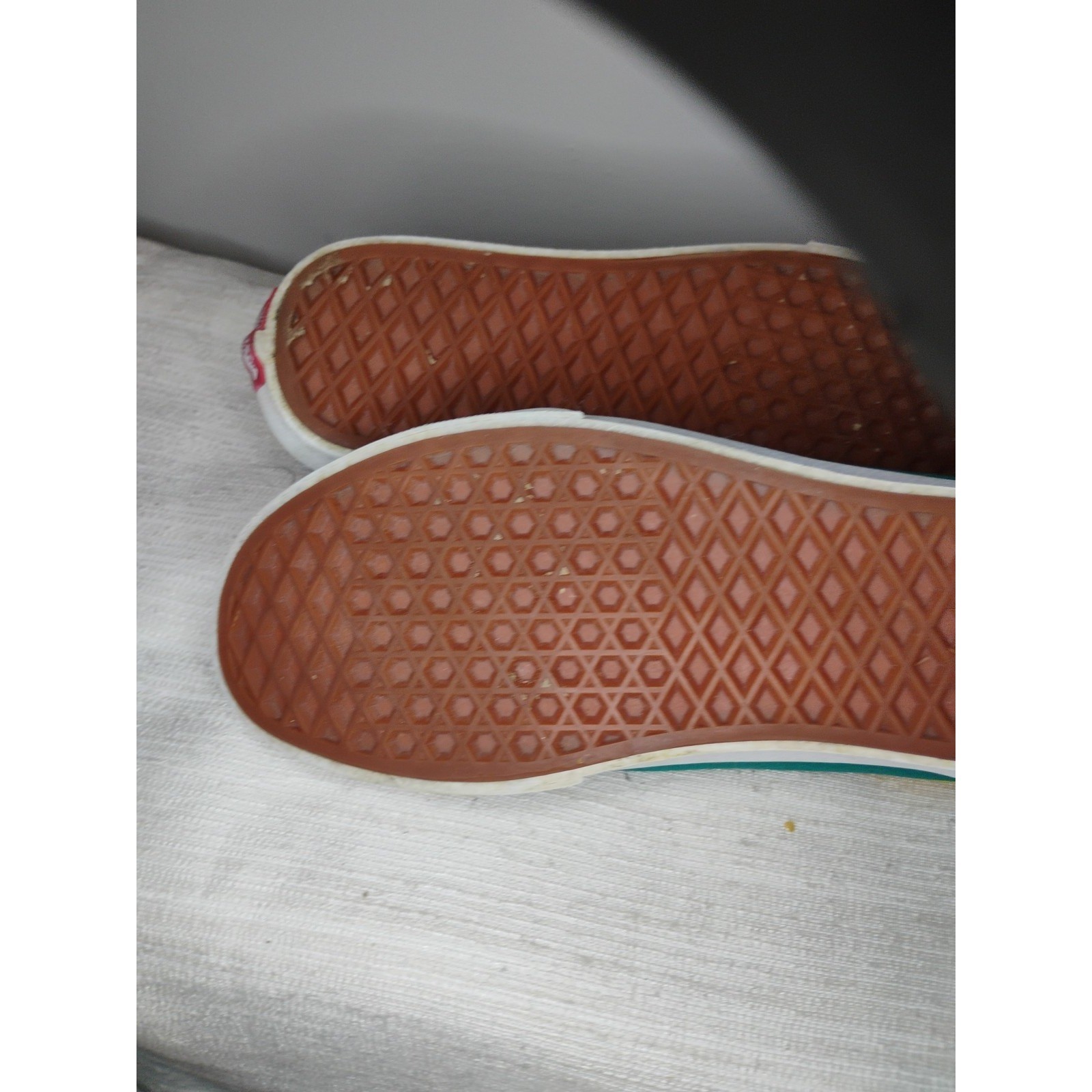 Vans Old Skool Men's 7 Off The Wall Laced Skate Shoes Blue Yellow Green Red Y2K thumbnail 12