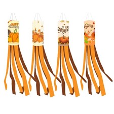 Colorful Fall Thanksgiving Outdoor Decoration Windsock 28inch for Home and Yard