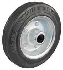 Warehouse Trolley Wheel, Roller Bearing, 80mm Dia, 100kg Load Capacity