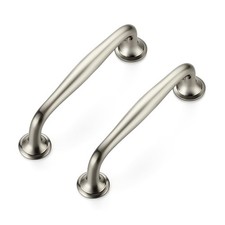 33/4 Inch Brushed Nickel Kitchen Cabinet Handles Solid Zinc Alloy 5 PCS