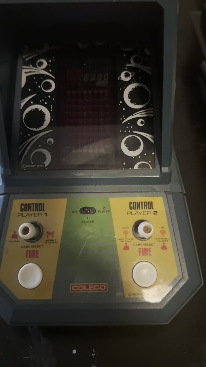Coleco Galaxian Tabletop Mini Arcade Video Game 1981 Midway | eBay