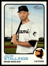 2022 Topps Heritage Jacob Stallings Miami Marlins #184