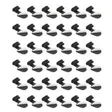 0.9 Inch USB Type C Dust Plug, 36 Pcs Anti Dust Plug Cover Female End, Black