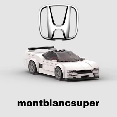 Weiß 1990 Honda NSX 246-teiliges Baustein-Set MOC - KOSTENLOSE LIEFERUNG! UK