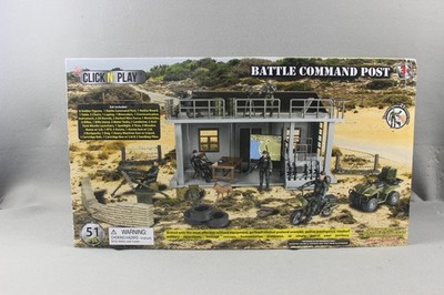 World Peacekeepers - Click N' Play - Battle Command Post Playset with Figures