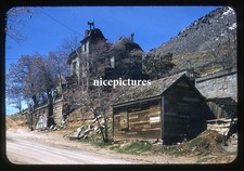 Virginia City Nevada 1958 spooky old buildings Kodachrome slide