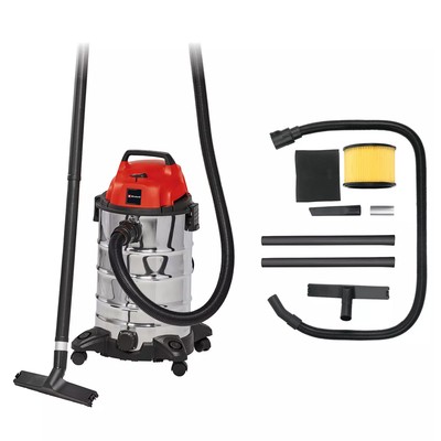 Einhell TC-VC 1930 S Nass-Trockensauger Schwarz Grau Rot 30 l 19 kPa