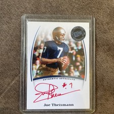 2007 Press Pass Legends Authentics  Joe Theismann Auto AR122