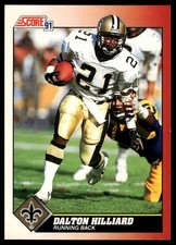 1991 Score #138 Dalton Hilliard