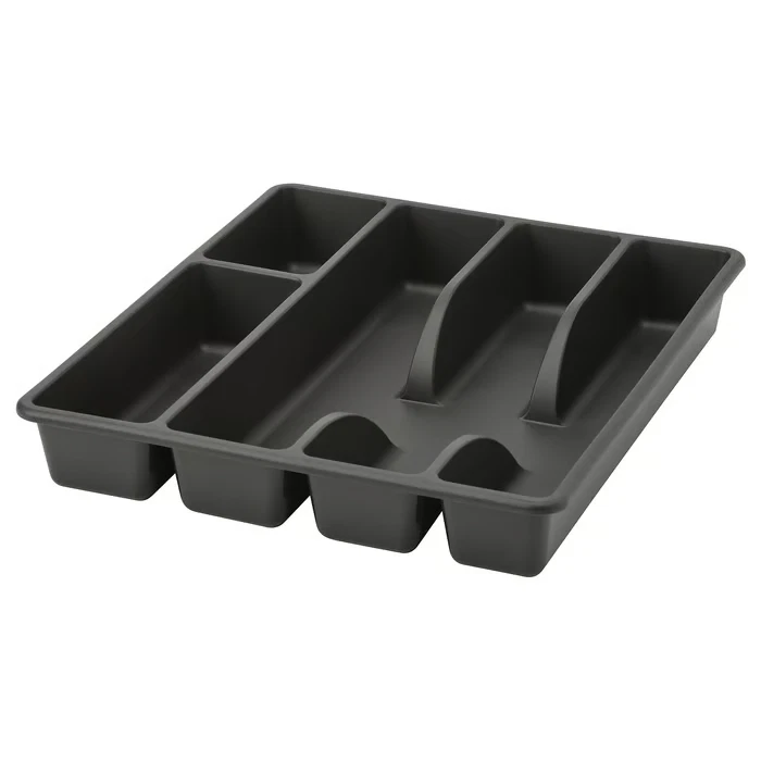 Plateau En Plastique De Rangement Des Couverts,Boîte À Accessoires Pour