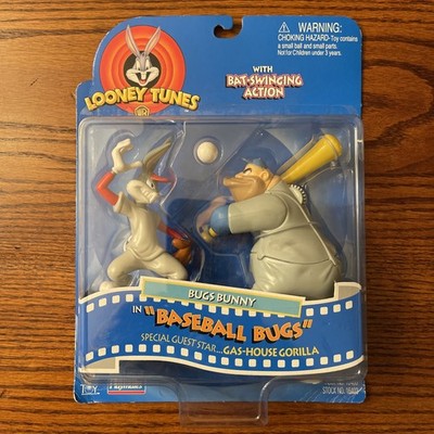 Bugs Bunny & Gas-House Gorilla (Vintage Looney Tunes, Playmates) SEALED