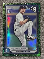 2025 Bowman Chrome 1st Griffin Herring /99 Grass #BDC-173 New York Yankees