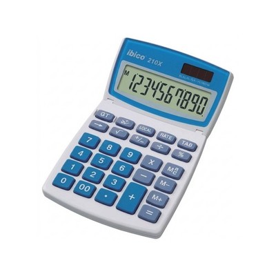 Ibico 210X Tischrechner Basic blau weiß (IB410079)