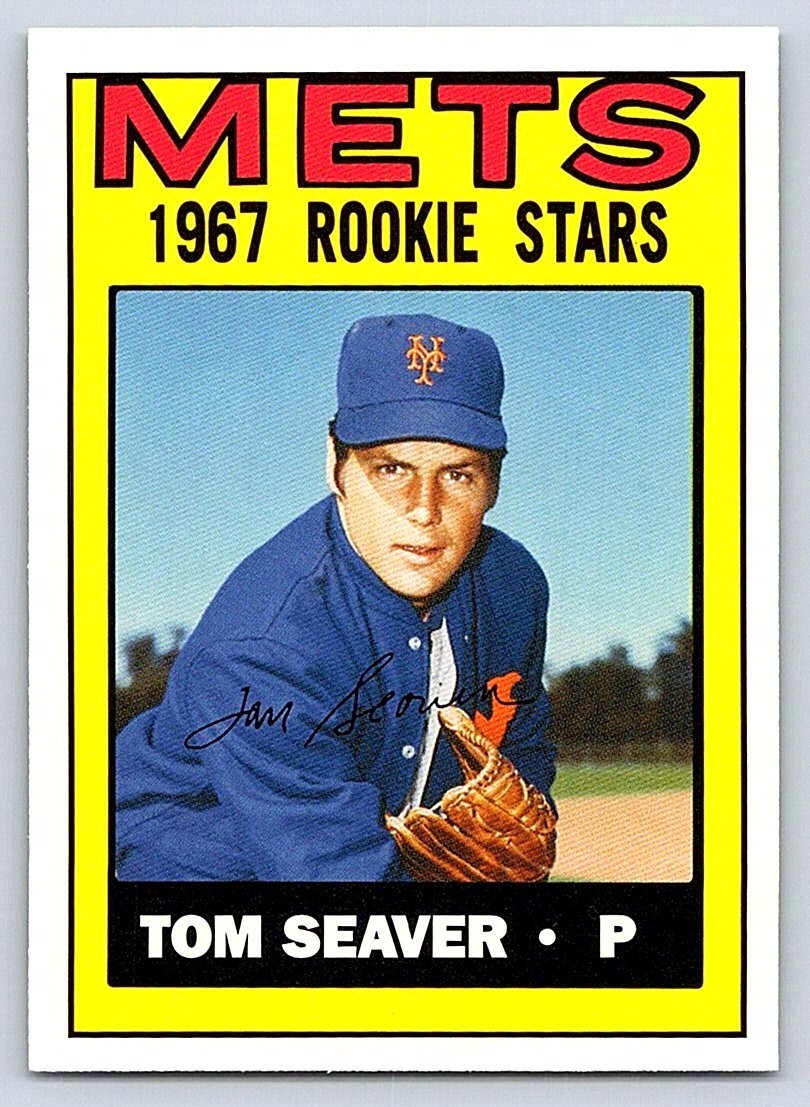 TOM SEAVER METS 2006 TOPPS ROOKIE OF THE WEEK - ROOKIE REPRINT #15of25