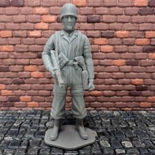 World War 2 German PARATROOPER w MP40 Toy Soldier 3D Resin 1/32 Scale WW2 Figure
