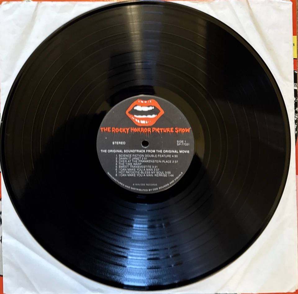 ROCKY PICTURE HORROR SHOW 1975 ORIG MOVIE SOUNDTRACK VINYL LP  (OSV- 21653) VG++ Foto 4 de 4