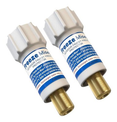 2-Pack Freeze Miser Outdoor Faucet Freeze Protector Automatic Prevention Valve 