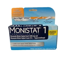 MONISTAT 1 Miconazole Nitrate Vaginal Insert  Combination Pack