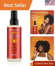Moisturizing Leave-In Hair Spray with Argan Oil for Frizz Control Heat Defense