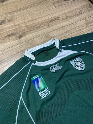 Canterbury Irland Rugby WM 2007 Trikot Herren XL IRFU RWC Shirt - Bild 2 von 7