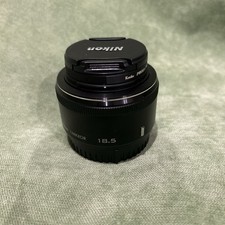 Nikon 1 NIKKOR 18.5mm f/1.8 Standard Lens with Front and Rear Caps Mint Tested