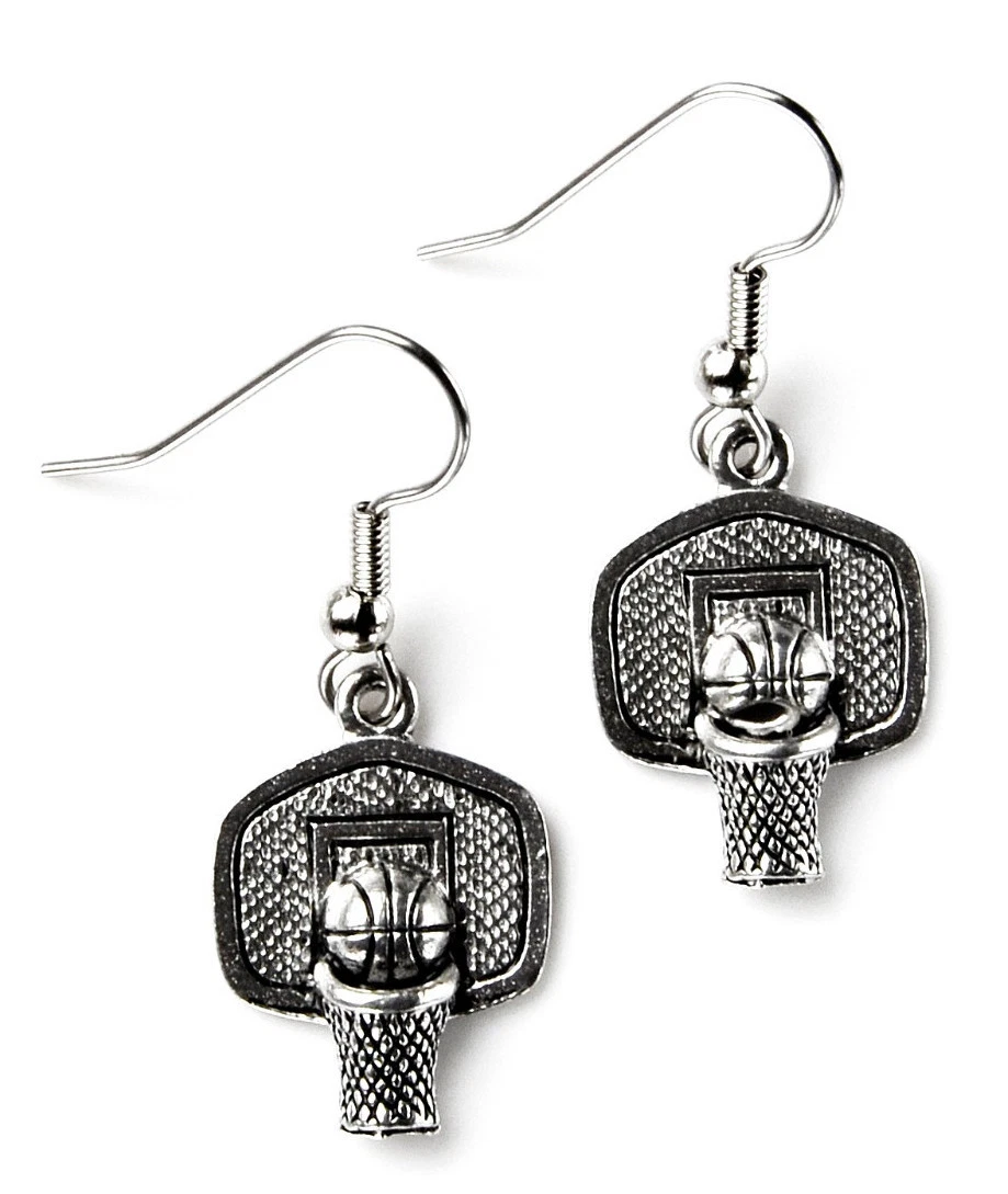 Basketball hoop earrings deals