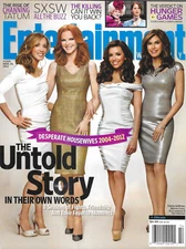 Entertainment Weekly Magazine Desperate Housewives Armie Hammer Killing 2012