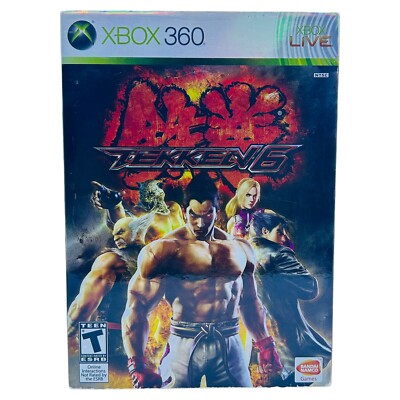 【新品未開封】xbox360 鉄拳6 TEKKEN6 海外版 Tekken 6 (Microsoft Xbox 360) CIB Complete Tested Game w