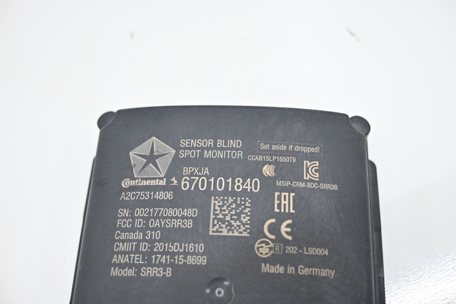 ⭐ 14-21 Maserati Ghibli Rear Right or Left Blind Sport Radar Sensor Module Oem