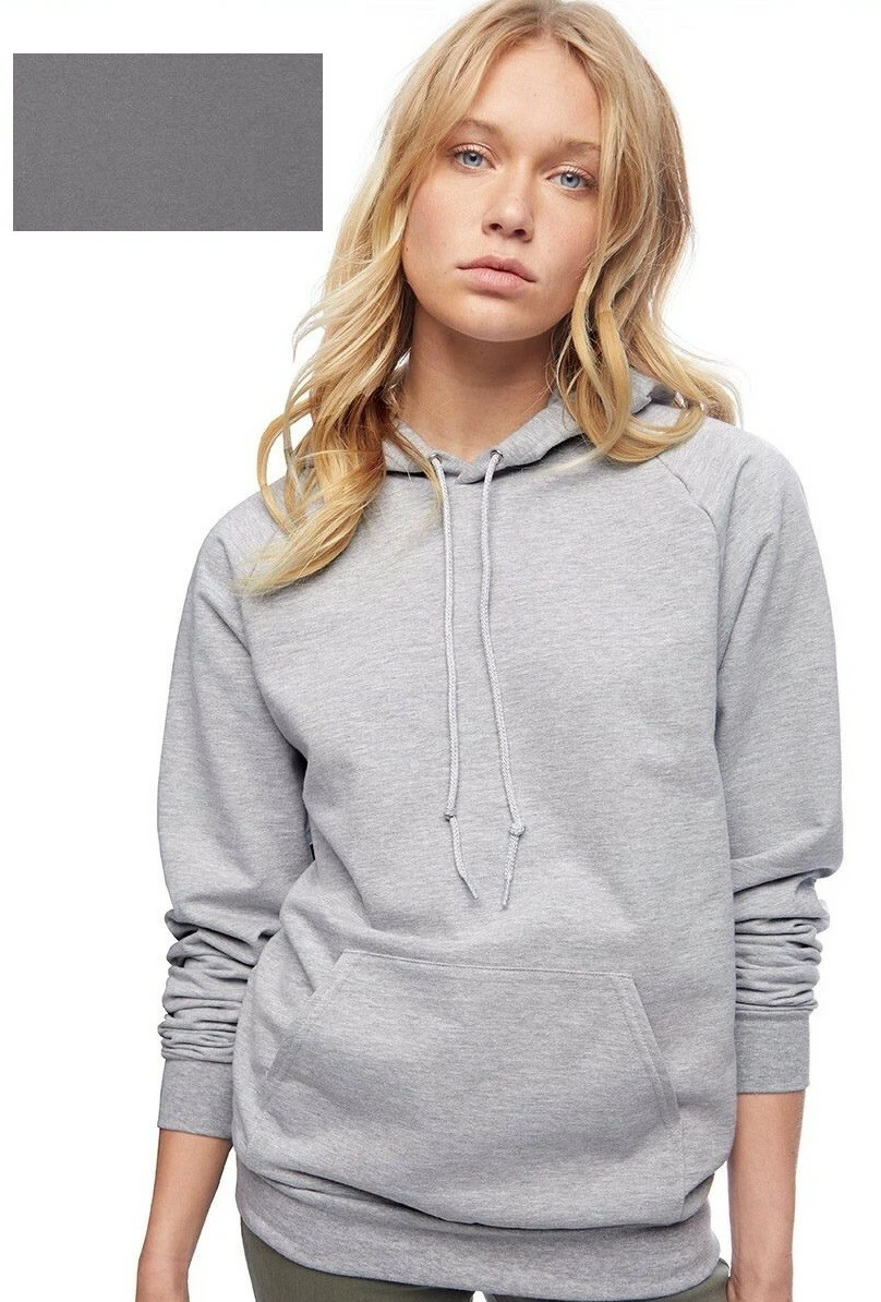 American apparel top grey hoodie