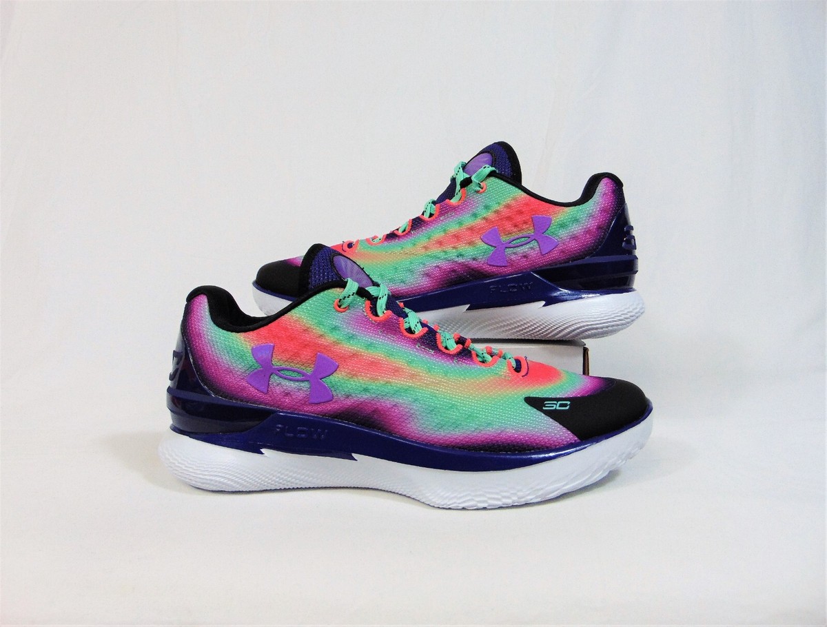 Under Armour Curry 10 Flow FloTro Northern Lights Shoes Sz 9.5 NEW