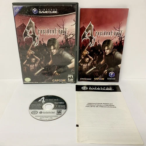 Resident Evil 4 (Nintendo GameCube, 2005) Disc 2 Only With Manual And Case