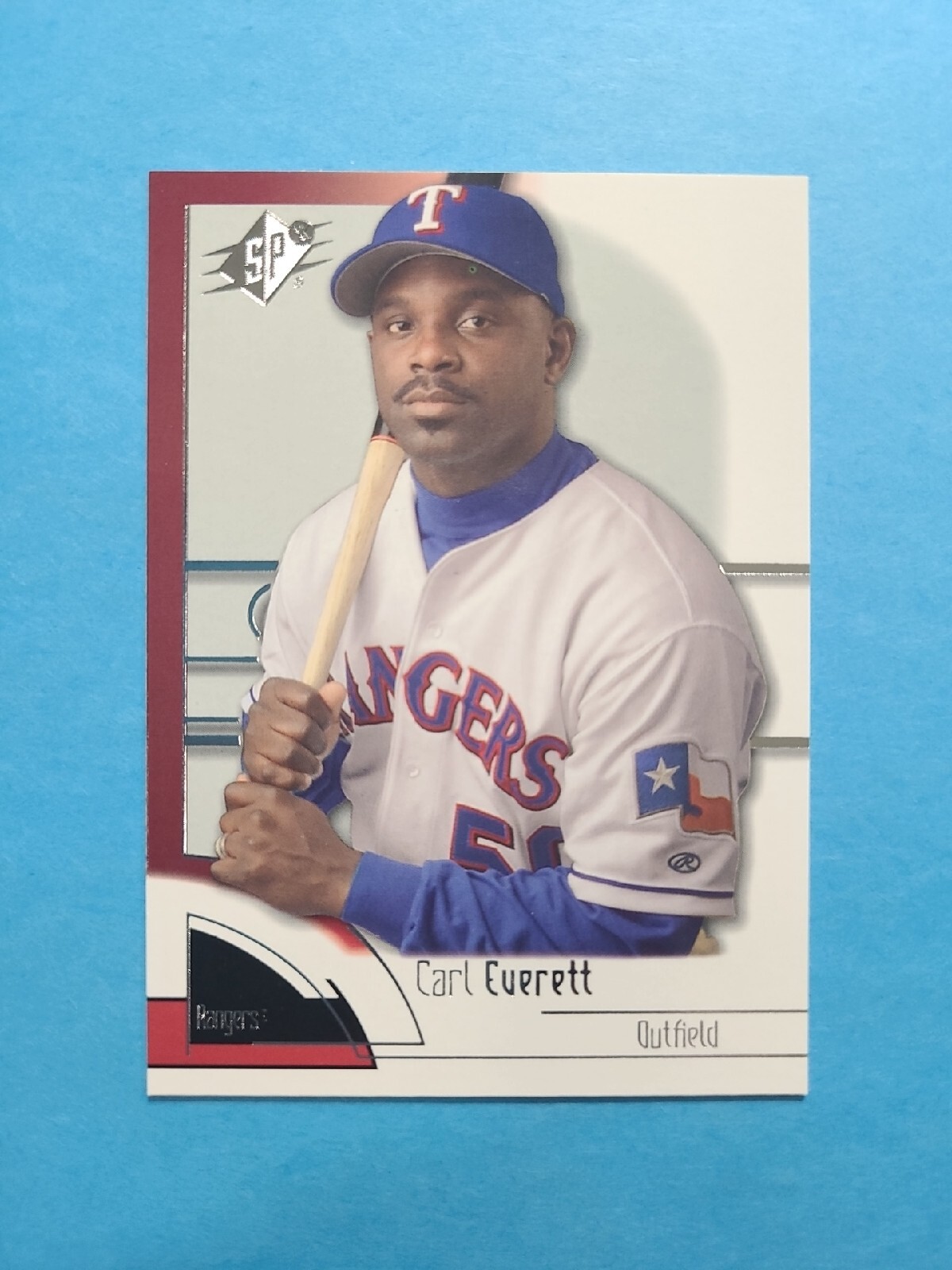 CARL EVERETT 2002 UPPER DECK SPx BASEBALL CARD # 22 G4805