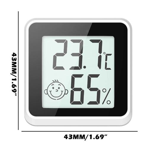 2 pièces thermomètre numérique hygromètre intérieur mini température LCD-2024 NEUF HOT - Photo 1/16