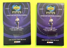 1997 Upper Deck Diamond Vision NASCAR 2-Pack Lot Gordon Earnhardt Wallace HOF