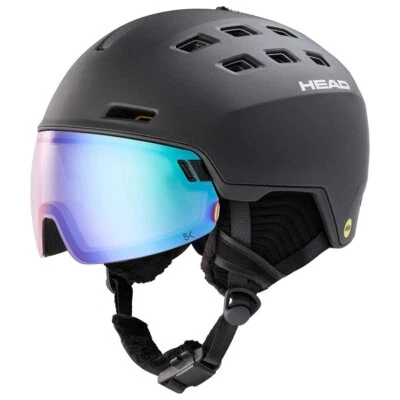 Head Skihelm Radar 5K Photo MIPS Black Alpinski Helm mit Visier Snowboardhelm