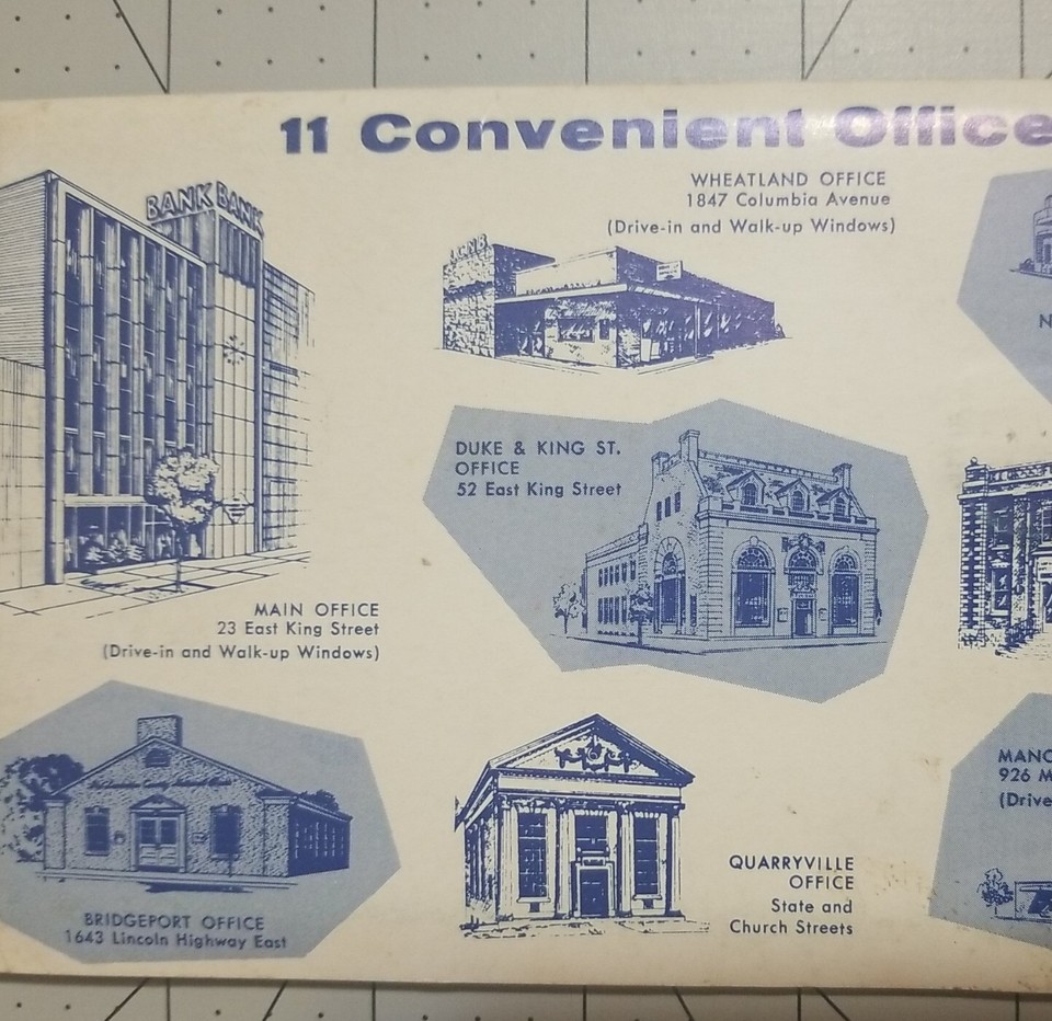 MAP LANCASTER COUNTY INCLUDING DUTCH COUNTRY PA TRAVEL GUIDE MAPCO eBay