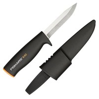 Fiskars 1001622 K40 Universalmesser Schneidearbeiten 22,5 Cm Schwarz Orange