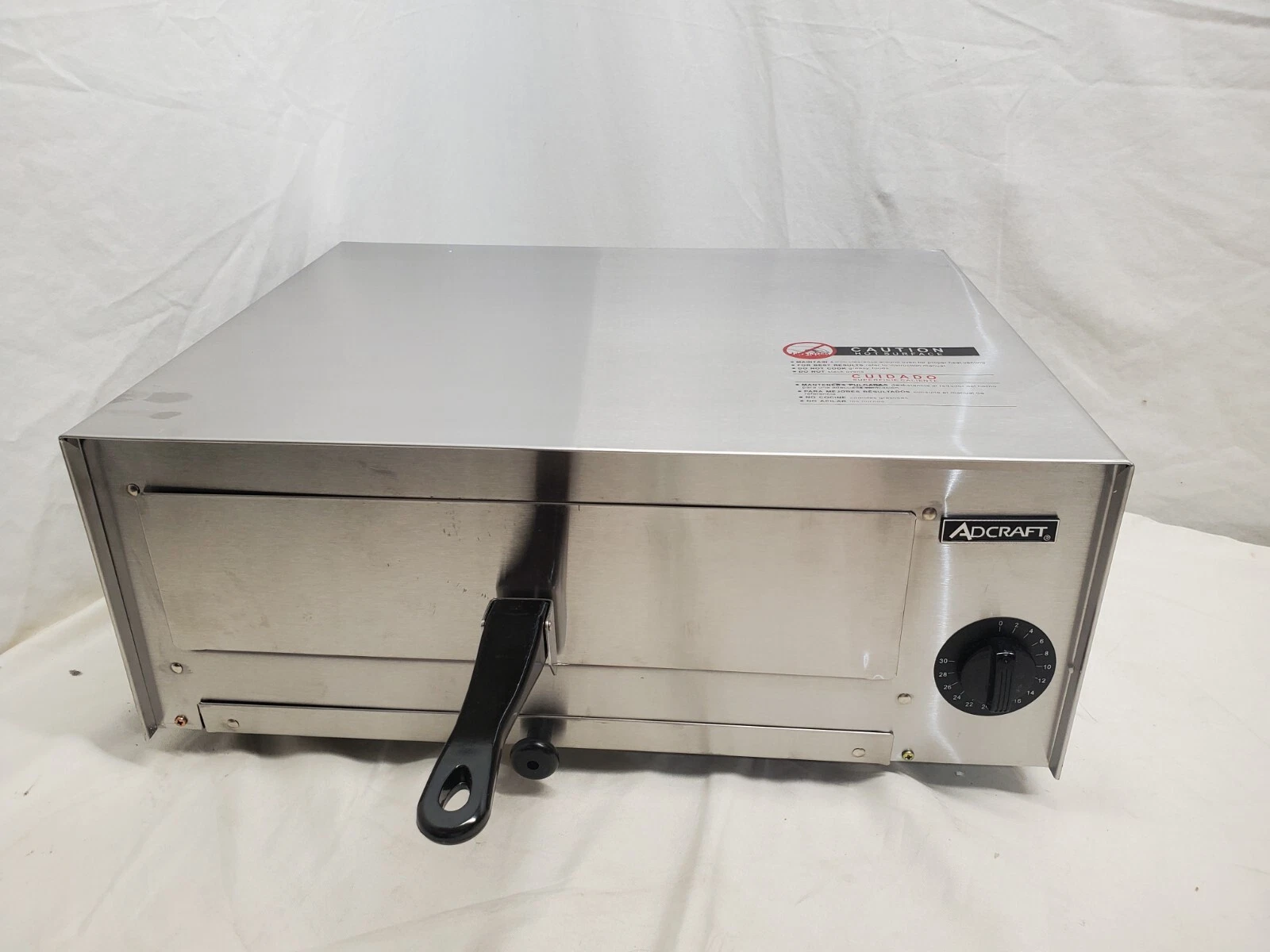 Adcraft CK-2 Countertop Pizza/Snack Electric Oven, Stainless Steel. Looks New.
Opens in a new window