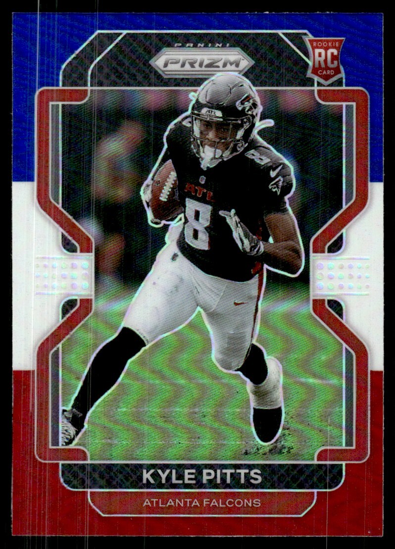 2021 Panini Prizm Red White Blue Kyle Pitts RC Atlanta Falcons #341
