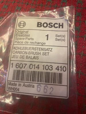 Bosch Power Tools  1 607 014 103 410 Carbon Brush Set New